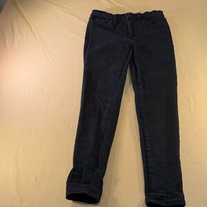 Gloria, Vanderbilt, Amanda women’s or teens black jeans small 4 to 6 stretch